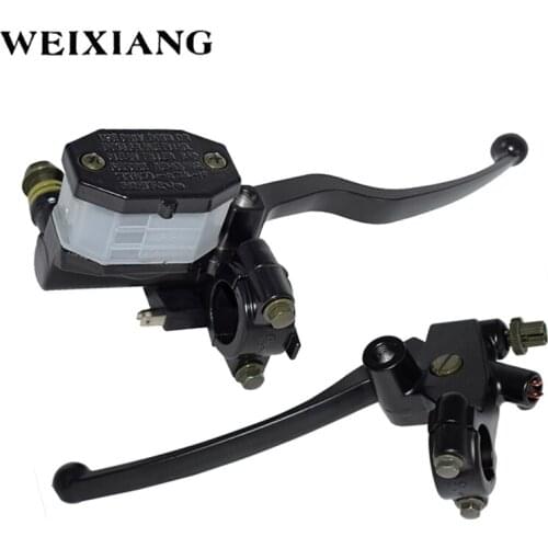 22mm 7/8" Universal Motorcycle Brake Clutch Master Cylinder Reservoir levers For Suzuki DR200 GN250 GN125 GS125 DRZ GS RG