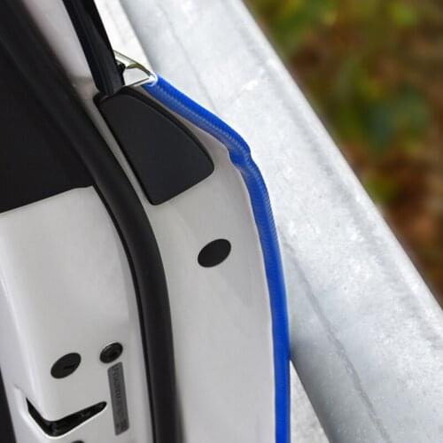 5M DIY Car Styling Door Side Anti-Collision Strip 5Colors Paste Protector Sealing Guard Trim External Sticker Auto Accessory