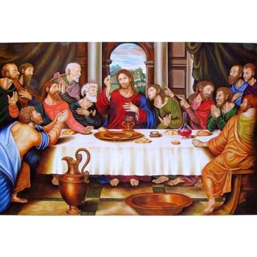 5d Diamond Painting cross stitch The last supper of Jesus 5D Diamond Embroidery sale Couple Rhinestone Pictures Christmas gift