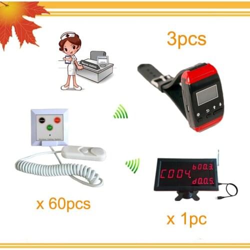 Ward nursing equipment Type wireless nurse call system with USB Port Software