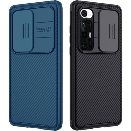 For Xiaomi Mi 10S Mi10S Case Camera Protection NILLKIN Slide Back Cover Anti-scratch Protective Cases