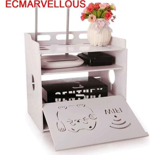 Decoration router Europe shielding WIFI living room cabinet socket cover shelf stacks storage rack TV set-top box