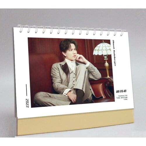 Dimash Kudaibergen 2021 - 2022 Agenda Desk Calendar Photo Note Book Christmas New Year Festival Gift Kazakhstan Male Singer