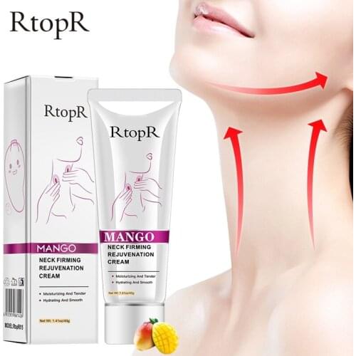 RtopR Neck Cream Firming Wrinkle Remover Rejuvenation Firming Whitening Moisturizing Beauty Neck Neck Lift Skin Care 40g