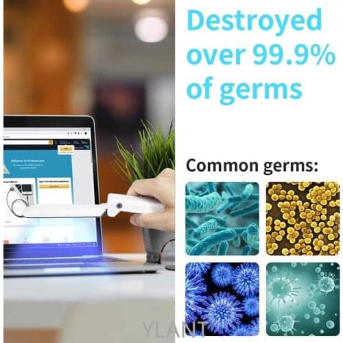 Personal Traveling Sterilizer UV Sanitizer Light Hand Folded UV Lights USB Portable UVC Sterilization Stick Disinfection Lamp