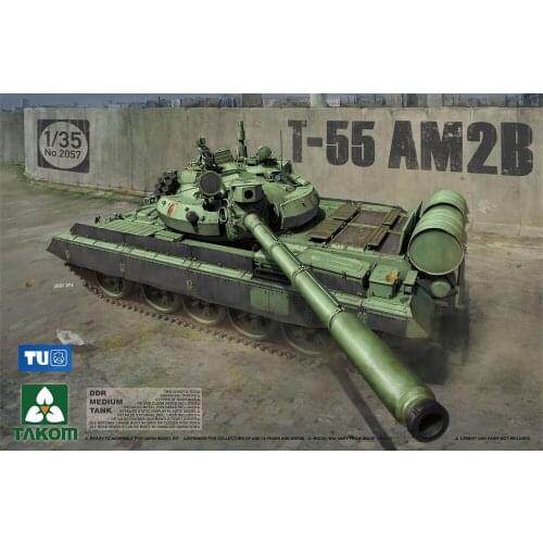 Takom 1/35 DDR Medium Tank T-55 AM2B #2057 Model Kit