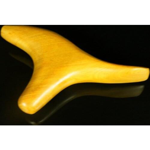 10 Pcs Traditional Massage Foot Head Wood Acupuncture Tool Roller Therapy MeridianTriangle Sparrow Channel Brush Solid Wood