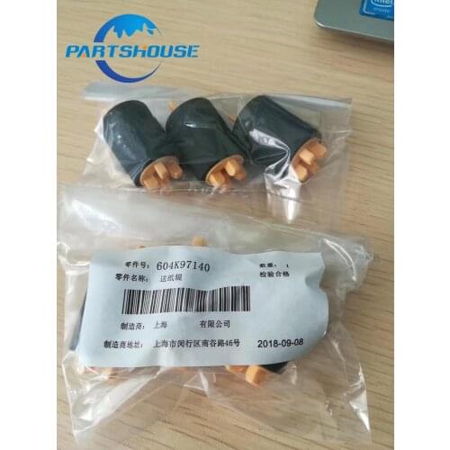 3Pcs/Set Original new Pick up roller kit 604K97140 for Fuji Xerox V2263 2265 2060 3060 3065 Genuine Feed roller Pickup roller