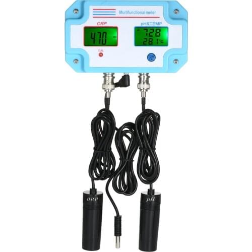 3 in 1 Aquarium pH meter ORP/TEMP Meter portable Multiparameter Water Quality tester Monitor Multi-parameter Digital Tri-Meter