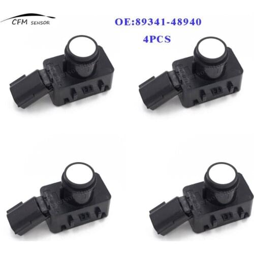 4PCS 89341-48940 PDC Parking Sensor Bumper Reverse Assist For Toyota