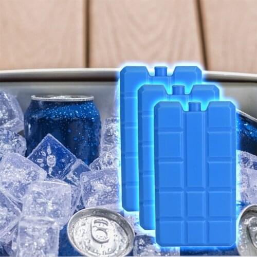 400 Ml Large Ice Pack Set Of Cooling Packs With 400 Ml Each, Blue Cooling Elements For The Cool Bag Or Cool Box Freeshipping