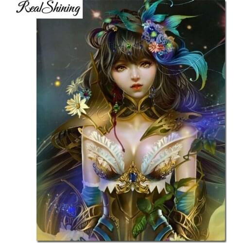 5D DIY Diamond Painting full Square Round Drill Japanese anime girl Diamond Embroidery Cross Stitch pictures Mosaic Decor FS6750