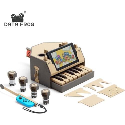 DATA FROG DIY Labo Accessories For NS Console Joy Con Cardboard For Nintend Switch Bracket Paper Controller Gaming For JoyCon