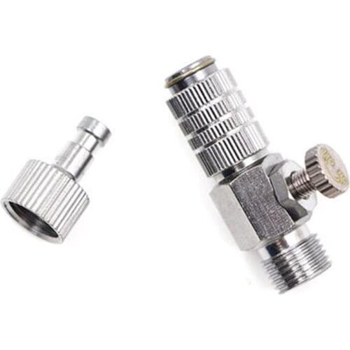 2Pcs 1/8" fittings Airbrush Quick Disconnect Coupler Hose Connector Release Adapter