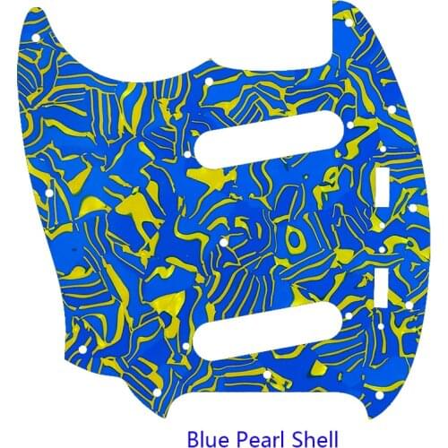 Guitar Parts Pickguard With 12 Screws For Left hand Fender American Mustang Guitar Pick Guard Best Quality Guitar Scratch Plate