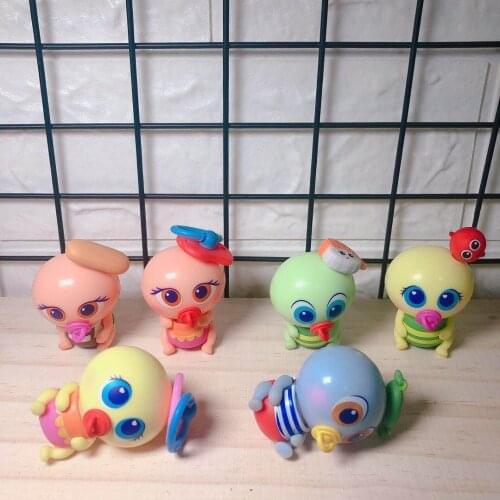 Ksi distrollar baby doll cute 5cm sister head with body girl gift gift for children accessories maybe random