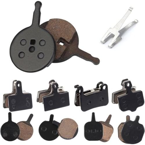 2pcs MTB Mountain Bike Bicycle Disc Brake Pad Bike Hydraulic Disc Brake Pads Cycling Resin Organic Disc Road Brake Pads