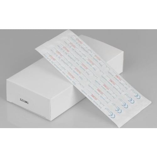 50pcs Round Liner Tattoo Needles 0.35mm 5M1 7M1 9M1 11M1 13M1 15M1 Standard Disposable Tattoo Needle Supply For Tattoo Machine