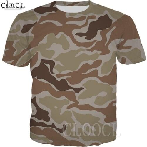 Military Camouflage T Shirt Men Camo Tshirt Casual Unisex Clothes Colorful Sports T-shirt Print 3D Army Harajuku Sweatshirt Tees