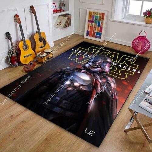 Disney Star Wars Mat Mandalorian Yoda Baby Dining Room Door Carpet Rugs Bedroom Print Carpets Kitchen Living Room Boys Playmat