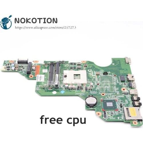 NOKOTION 688018-501 688018-001 MAIN BOARD For Hp compaq CQ58 2000 2000-2204TU Laptop Motherboard HM70 DDR3 Free CPU