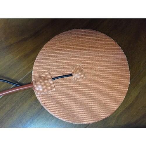 Heater plate Gomma di silicone 3d stampante riscaldatore 110v 400 w diametro 310mm 3m adesivo 100 k termistore industrial heater
