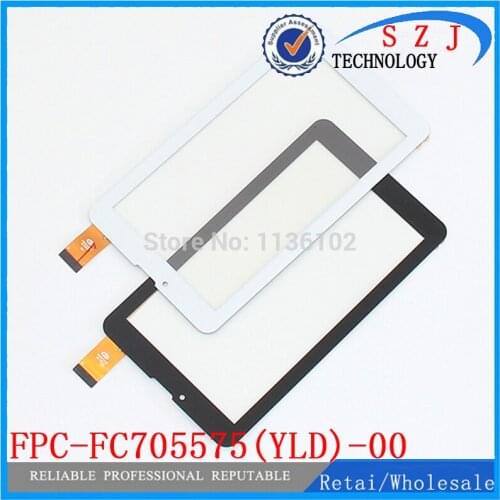 New 7" inch Tablet pc Glass Sensor FPC-FC705575(YLD)-00 Capacitive touch screen panel Digitizer replacement Free shipping