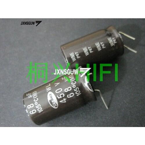 20PCS Original SAMWHA WL 450V68UF 18X30MM Dark brown Aluminum electrolytic capacitors 450uF/68v 105 degrees 450UF 68V