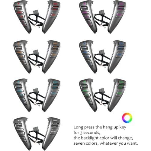 7 color backlight free switching 25550-3DA6A Steering Wheel Cruise Control Switch For Nissan/TIIDA/SENTRA/Livina/SUNNY/ALMERA