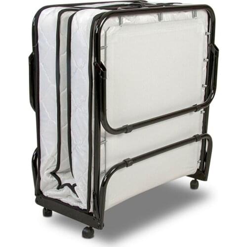Niron Luxury Folding Bed 80x190 Single Portable Bed and Bedstead