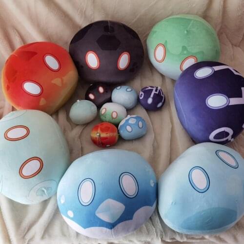 Christmas decorations Game Genshin Impact Cosplay Props Anime Project Slime Plush Pillow Kids Toys Pendants Family Cartoon Dolls