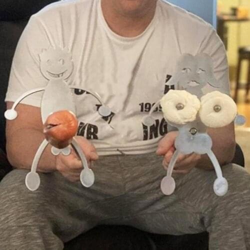 Barbecue Stick Funny Reusable Stainless Steel Skewers Hot Dog Roaster Grilling Needle for Kitchen Outdoor Camping BBQ Tools