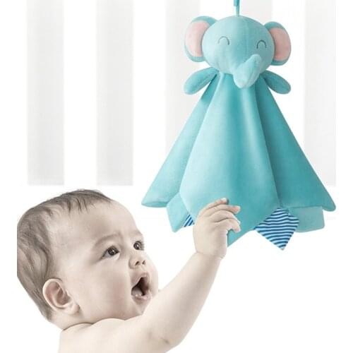 Companion Baby Sleeping Toy Baby Soothing Towel Stuffed Animal Plush Toy Blanket Doll Baby Comforter Good Quality