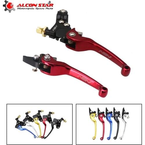 ALconstar 22mm Motorcycle CNC ASV F3 Brake Clutch Handlebar Levers Foldable For Motocross Motorcycle Pitbike Dirt Pit Bike CRF