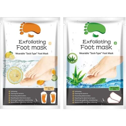 Moisturizing Foot Mask Exfoliation Removal Dead Skin Foot Detox For Peel Care Pedicure Feet Film Peeling Mask
