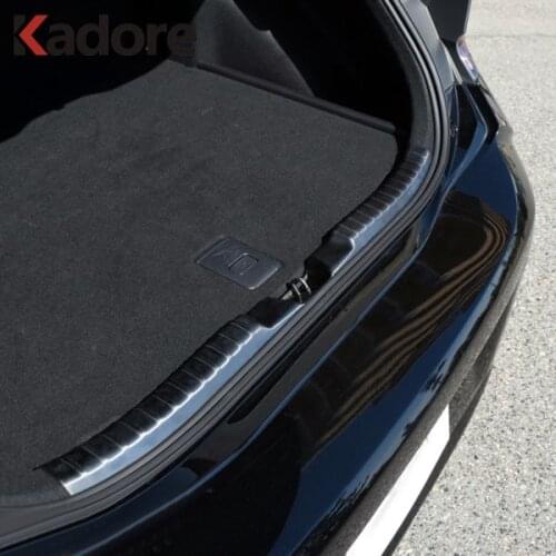 For Toyota Corolla 2019 2020 Hatchback Stainless Steel Inner Rear Bumper Pad Protector Trim Tail Trunk Scuff Plate Cover