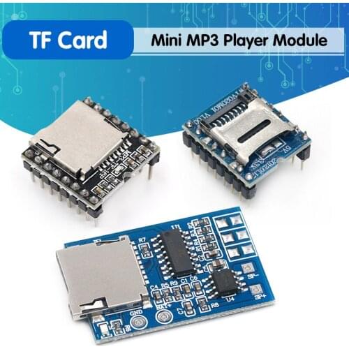 WTV020 GPD2846A Mini MP3 Player Module TF Card MP3 Sound Module Voice Module For Arduino GM Power Supply Module