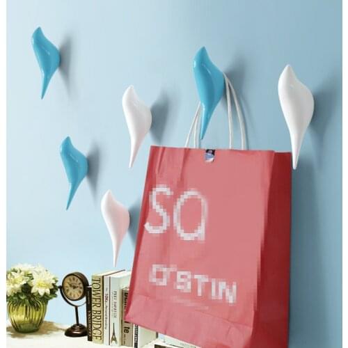 1pcs Creative umbrella free nail-free cute small hook hook behind the door glue hook wall hanging hook