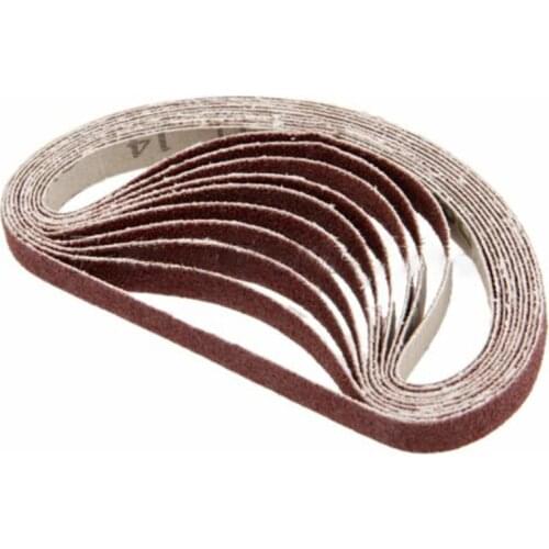 10pcs Sanding Abrasive Belts Grit 40/60/100/120/150/180/240/320/400/600 For Sander Polishing Tools Grinder Accessory 330*10mm
