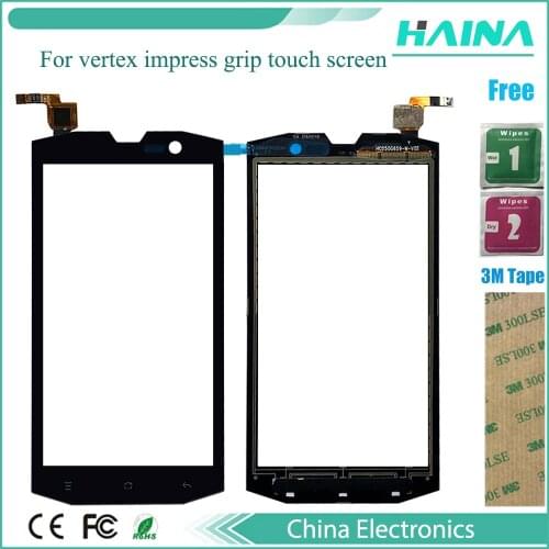 100% Original New Touch Screen For Vertex Impress Grip Touch Screen Front Panel Glass Replaceme