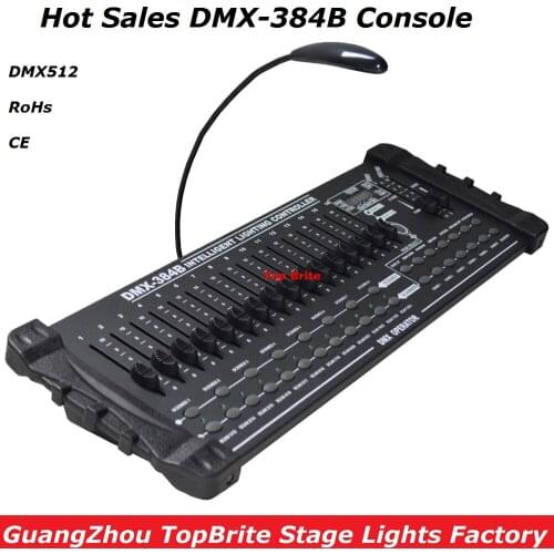 2020 New Factory Price DMX512 Controller Professional DMX 384B Console Stage Light Disco DJ Club Party Lights Audio Equipments