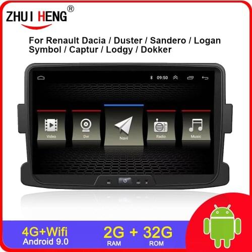 2G 32G Android 9.0 2 DIN Car Radio for Dacia Sandero Duster Renault Captur Lada Xray 2 Logan car radio auto radio gps navi