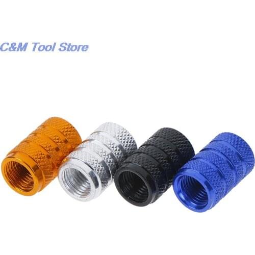 4 Pcs/ Set High Quality Aluminium alloy Material Spike Wheel Tyre Tire Valve Stems Air Dust Cover Screw Caps for Car Truck