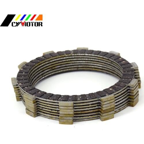 8PCS Motocycle Clutch Friction Plates Disc Set For HONDA CTX700AE CTX700DE CTX700N CTX NC VT 700 750 NA ND S SA X XA XL C C2 CS