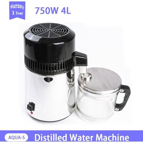 Water Distiller Household Distilled Pure Water Machine 4L 750W Distillation Purifier Filter Stainless Steel Water Filter