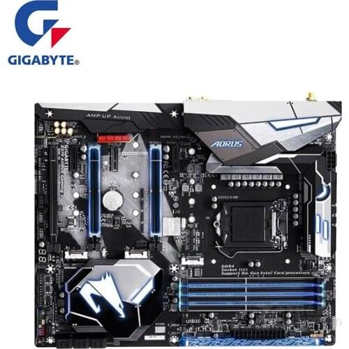 For Gigabyte GA Z370 AORUS Gaming 5 Motherboard LGA 1151 Z370 Used Desktop Mainboard M.2 nvme PCI-E X16