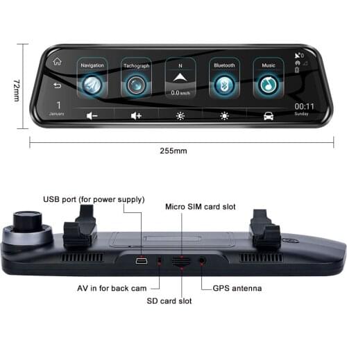 Elebest Car Rear Mirror DVRs