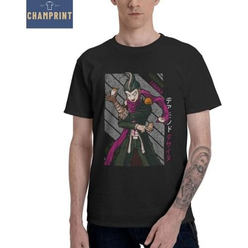 Gundham Tanaka Super Danganronpa T-Shirts Men Game Fashion Pure Cotton Tees Crew Neck Short Sleeve T Shirt Big Size Clothes