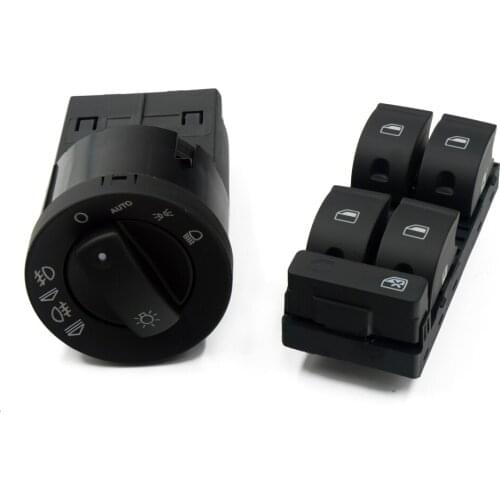 2Pcs Set High Quality Power Window Headlight Control Switch Button For AUDI A4 8E0 959 851 8E0 941 531B