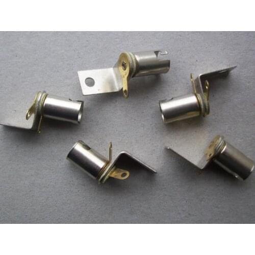 Copper B9 BA9S lamp bracket light holders with rings for light bulb